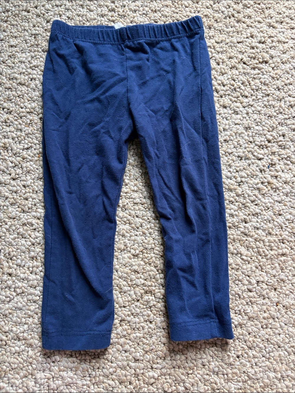 healthtex Navy Blue Kids Stretch Cotton Leggings